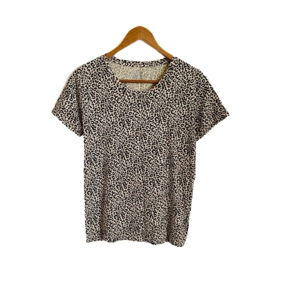 J. Crew Factory Leopard Print Collector Tee - Picture 6 of 15
